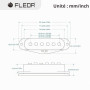 FLEOR Alnico 5 Micro ST Micros à simple bobinage Micro manche/milieu/chevalet de guitare noir pour guitare électrique ST SQ