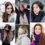 Dwenarry Cache-oreilles Femmes Cache oreille d'Hiver Pliables Doux Chauds et Mignons pour l'Extérieur Cache-oreilles pour temps