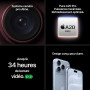 Apple iPhone 18 Pro 256 Go - Argent | Écran Super Retina XDR 6,3 pouces ProMotion, Autonomie d’une journée, Caméra principale 48