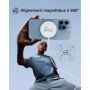 Chargeur Induction iphone,Chargeur Magsafe Compatible avec iPhone 18 Pro Max/18 Pro/Duo/Air/17/16/15/14/13/12 Series,AirPods 5-2