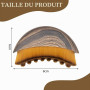 KIRZAX Lot de 2 brosses pour le visage pour le drainage lymphatique, brosse pour le visage pour le drainage lymphatique, brosse 