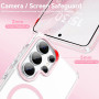 YINLAI Coque pour Samsung S26 Ultra 6.9", Compatible avec MagSafe, Protection Antichoc Militaire Coque Transparente Anti-jauniss