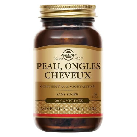 Solgar Peau, Ongles, Cheveux - Beauté - Nutriments essentiels : Zinc, Vitamine C, Acides Aminés, Cuivre - Forme Brevetée de MSM