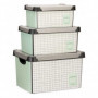 Jeu de Caisses de Rangement Empilables Home 3 Pièces Plastique 66,99 €