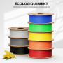 ELEGOO Filament PLA+ 1.75mm Noir 1KG | Précision Dimensionnelle +/- 0.02mm Bobine de Carton Filament d'Impression 3D Convient à