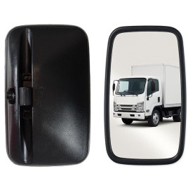 2 x Rétroviseurs Miroirs Extérieurs Universels Latéral Carre 300mm x 180mm E4 pour Transporter,Camions,Caravanes,Tracktors,Machi