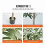 VEVOR Arbre Artificiel Olivier pour Maison Bureau Hôtel Centre Commercial | Plante Artificielle Verte 155 cm en PE, Feuillage Ré