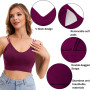 BQTQ 6 Pièces Soutien-Gorge Camisole Bralette avec Rembourré pour Femme | Bralette avec Rembourré, Soutien-Gorge sans Couture Br
