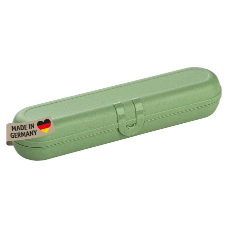 Koziol Bio-Circulair Klikk Houder voor Bestek (Nature Leaf Green)