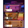 Lepro S2 IA Ruban LED Connecté RGB+CCT 5M, Bande LED Contrôle Segmenté | IA personnalisé, WiFi, contrôle vocal, App, sync musiqu