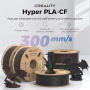 Creality Hyper PLA-CF Filament Carbone 1.75mm Marron, 1kg Filament Imprimante 3D Renforcé, Haute Vitesse 300mm/s, Finition Mate,