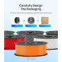 JAYO Filament PLA+ 1.75mm Bois 1.1 KG, Haute Résistance 3D Filament | Facile à Utiliser, Bobine Détachable, PLA Plus Précision +