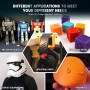 SUNLU PLA+ Filament 1.75mm, Durabilité et Résistance Accrues | Filament PLA Plus pour imprimantes 3D FDM, Bobine de 1 kg, pla+ O