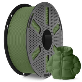 JAYO Filament PLA Matte 1.75mm Vert Olive 1.1KG, Filament po Imprimane 3D | Belle Finition Mate, Peu Brillante et Lisse, Facile