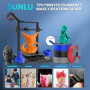 SUNLU 10KG Filament TPU 95A 1.75mm, TPU Flexible Filament Imprimante 3D | Haute vitesse filament flexible TPU 95A, TPU Noir+Blan