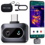 VANTRUE POWER TS1 Caméra Thermique pour Android, Caméra Infrarouge avec Super Résolution 512 x 384, 25HZ Taux de Rafraîchissemen