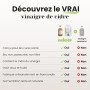 Nektar | Vinaigre de Cidre Bio | Non Pasteurisé, Non Filtré, Avec sa Mère | Digestion, Glycémie, Perte de Poids | Spécial Cure |