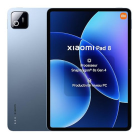 XIAOMI Pad 8 Tablette 11.2'' 8＋128 Go Snapdragon® 8s Gen 4 - Bleu | Écran 3,2K 144Hz clair, batterie 9200mAh(typ) durable, Hyper