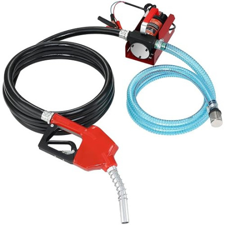VEVOR Pompe Transfert Diesel 37,8 L/min Pompe Gasoil 12 V CC Pompe Transfert Carburant Électrique Buse Arrêt Auto Pompe à Fioul