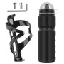 Ainiv Porte Bidon de Vélo avec Gourde Vélo 750ML, Noir | Bidon de Sport de Haute Qualité Sans BPA Convient Aux Vélo / VTT / Vélo