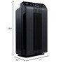 WINIX 5500-2 Purificateur d'Air 99m² CADR 390m³/h Filtre HEPA PlasmaWave, Noir