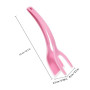 ibasenice 2 Pièces Spatule à Œufs au Plat Pince en Silicone, Clamping Design, Résistante la Chaleur L’usure, Chauffe Rapide, pou