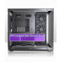 MUSETEX Y6 Boîtier PC, 4 Ventilateurs Non-LED préinstallés, Vue 270° en Verre Trempé, Connectique Type-C, Boîtier PC ATX Mid-Tow