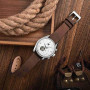 BISONSTRAP Bracelet de Montre en Cuir Vieilli, Bracelets de Rechange pour Hommes, Dégagement Rapide, Largeur de Bande 18mm 20mm