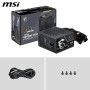 MSI MAG A650BN PCIE5 III Alimentation ATX 3.1, 80 Plus Bronze | 650W, compatible PCIe 5.1, connecteur natif 12V-2x6 bicolore, câ