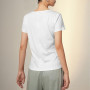 LiKing T-Shirt pour Femmes à Encolure Ronde Coton Manche Courte Chemisier Tee Shirt De Sport Blouse Tops Set Lot de 1/3