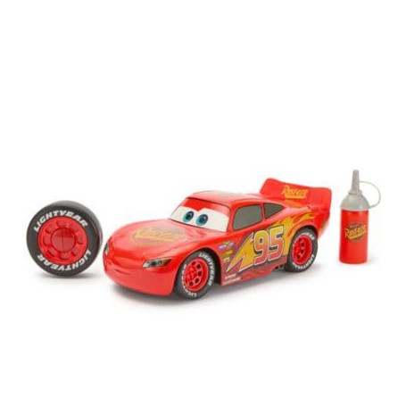 Disney Pixar Cars Voiture Flash McQueen télécommandée à Bulles, véhicule télécommandé avec Fonction Bulle, Facile à Utiliser, H1