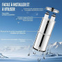 VEVOR Système de Filtration d'Eau par Gravité 8,5 L, Filtre à Eau par Gravité Réduction du Plomb et jusqu'à 99% du Chlore, en In
