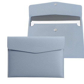 YSDINK Enveloppe Porte-documents A4 en cuir PU avec Fermeture Métallique, Étanche et Extensible, Grande Capacité pour Dossiers, 