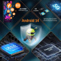 Maustron Smartphone G26Ultra Android 14 4G | 256 Go de Stockage | Écran HD+ de 7,3 Pouces | Un téléphone Moderne pour Le Quotidi