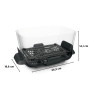 Ninja CRISPi DualZone Air fryer en verre 2 paniers, 8 modes de cuisson, cuisson simultanée de deux aliments, contenants en verre