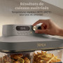 Ninja CRISPi DualZone Air fryer en verre 2 paniers, 8 modes de cuisson, cuisson simultanée de deux aliments, contenants en verre