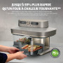 Ninja CRISPi DualZone Air fryer en verre 2 paniers, 8 modes de cuisson, cuisson simultanée de deux aliments, contenants en verre