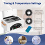 Xverycan 300W Stérilisateur à air chaud Désinfection, 220℃ de chaleur sèche haute température Stérilisateur, Petits stérilisateu