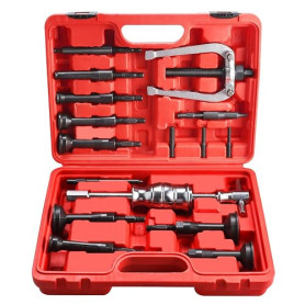 FreeTec 16 pièces Kit Extracteur Roulement Interieur, 8mm-58mm Arrache Roulement Interieur, Outil d'Extraction de Roulement de T