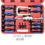 FreeTec 16 pièces Kit Extracteur Roulement Interieur, 8mm-58mm Arrache Roulement Interieur, Outil d'Extraction de Roulement de T