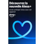 Amazon Echo Dot Max (nouvelle génération) : enceinte avec son qui emplit la pièce et hub connecté intégré, Blanc, avec accès ant