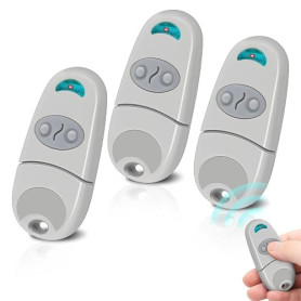 3 Pieces Telecommande Portail, 433,92 MHz Telecommande Porte de Garage, Télécommande C@me Compatible Avec 433,92 MHz Telecommand