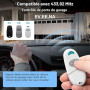 3 Pieces Telecommande Portail, 433,92 MHz Telecommande Porte de Garage, Télécommande C@me Compatible Avec 433,92 MHz Telecommand