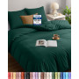 Utopia Bedding Housse de Couette 240x260 cm avec 2 Taies d'oreiller 65x65 cm (Émeraude)- Parure de Lit 240 x 260 cm - Ensembles 