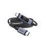 UGREEN Nexode Câble USB C 240W avec Écran TFT 48V 5A PD 3.1 (1M) | Type C Charge Rapide, Compatible avec MacBook Portable de Jeu
