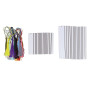 Lot de 30 Marque-pages Vierges par Sublimation, Marque-pages Double Face en MDF avec Pompons Colorés, étiquettes pour Lecteurs, 