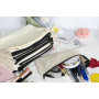 Aibeli 20 Pièces Petite Pochette Tissu Zippée pour Graffiti et Impression | Petite Sac en Tissu Vierge DIY, Pochon, Pochette Maq