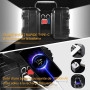 LETOUR Lampe Torche,Lampe Torche LED Ultra Puissante 7 Modes 10000 mAh Lampe de Poche LED Ultra Puissante Rechargeable Torche po