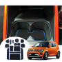 GAFAT Suzuki Ignis 2017-2024 2025 Tapis Antidérapants pour Console Centrale, Ignis 2025 Tapis en Caoutchouc Porte-Gobelet, Boîte