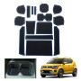 GAFAT Suzuki Ignis 2017-2024 2025 Tapis Antidérapants pour Console Centrale, Ignis 2025 Tapis en Caoutchouc Porte-Gobelet, Boîte